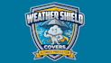 make weather shield covers mascot logo design