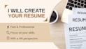 do your resume with a HR perspective