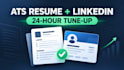 rewrite your ats resume and optimize your linkedin profile