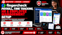 setup fingercheck payroll, time tracking, HR and employee management