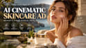 create ai cinematic skincare ad