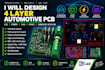 design 4 layer automotive pcb