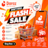 design professional daraz banner, flash sale and countdown timer poster