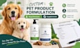 formulate custom dog shampoo and supplements