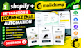 integrate mailchimp with shopify for ecommerce email marketing automation