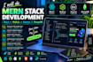 build a responsive mern stack website with react node and mongodb