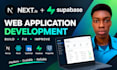 develop a nextjs web application with supabase