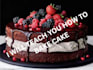 teach you how to bake cake