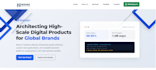 design a responsive html css js landing web page