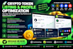 do crypto token promotion fast coin listing, cmc or cg tracking