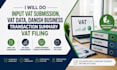 do input vat submission, vat data danish business transaction summary vat filing