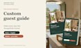 create your italian and english guest guide