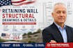 design retaining wall structural drawings and details