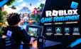 develop a complete roblox game with scripting, map, UI and systems