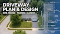 create driveway plan, site plan, driveway design and access layout
