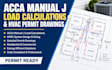 do acca manual jds load calculations and hvac permit drawings