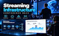 streaming infrastructure presentation,conference deck for media technology firms