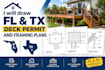 draw fl  tx deck permit and framing plans