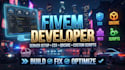 be your fivem developer, create fivem server, esx qbcore scripts and fixes