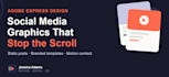 design social media graphics and posts in adobe express