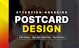 design a postcard, mailer, or rack card