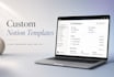 create an advanced aesthetic notion template and dashboard