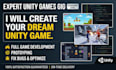 create a full unity game