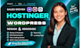 hostinger website design, hostinger migration, wordpress website, landing page