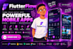 build flutterflow, flutter and flutterflow mobile app development