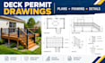 draw deck permit plans, framing plans and construction drawings