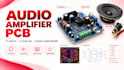 design bluetooth audio and speaker amplifier pcb