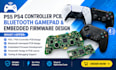 design ps5 ps4 controller pcb, bluetooth gamepad and embedded firmware design