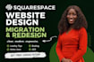 beautiful modern squarespace website design revamp squarespace redesign square