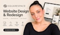 squarespace website design, squarespace website redesign, squarespace design