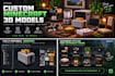 build custom minecraft blockbench models