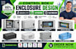 control box enclosure design electrical cabinet industrial cad modelling