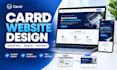 carrd website design, carrd landing page, redesign carrd website design