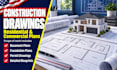 do construction drawing, basement plan, foundation plan blueprint drawing