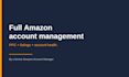 manage your amazon seller account end to end