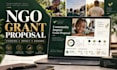 create an ngo grant proposal deck and nonprofit fundraising presentation