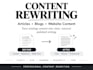 rewrite and improve your articles, blogs and website content