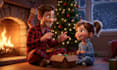create ai 3d pixar disney style christmas animation video