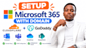 setup microsoft 365 with cloudfare and godaddy domains