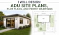 design adu site plans, plot plans, and permit drawings