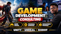 be your game development consultant for unity unreal and godot
