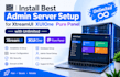 install best admin server setup for xtreamui xuione pure,panel with unlimited