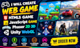 create web game HTML5 game javascript game phaser 2d 3d unity webgl