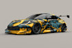design car wrap, vehicle wrap design