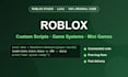 create custom roblox scripts, systems and mini games in lua