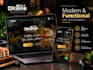 design a professional restaurant website with digital menu